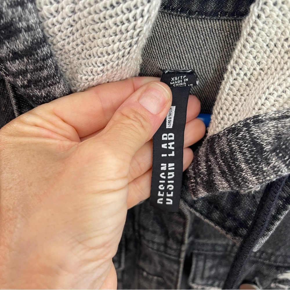 Design Labs Jean Jacket Size Xs - image 3